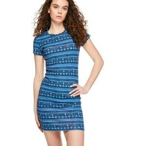 No Boundaries Women's Printed T-Shirt Dress